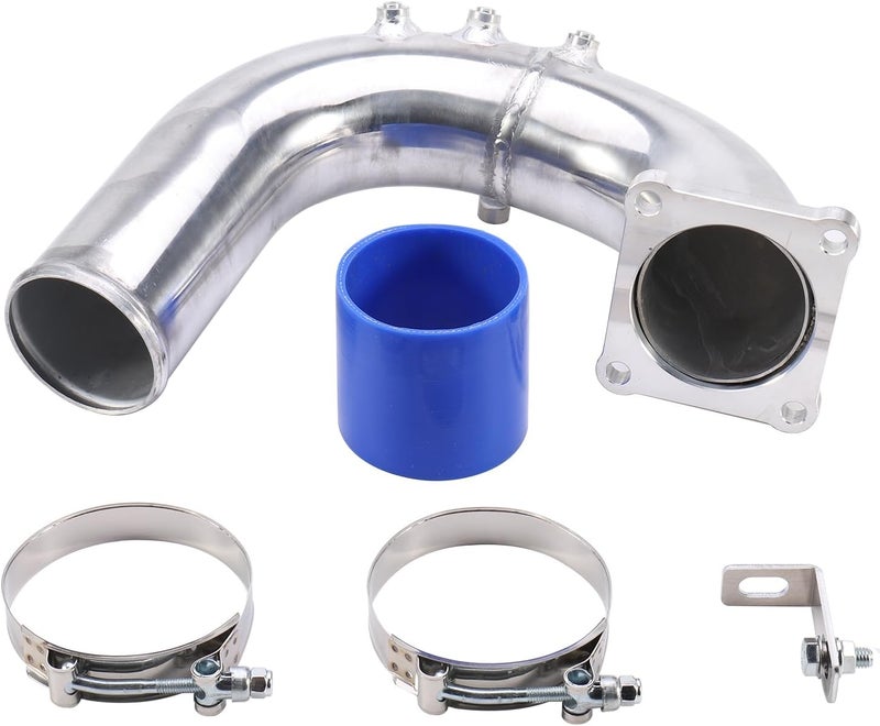 Tempsnow 3" High Flow Air Intake Elbow Tube for 2003 2004 2005 2006 2007 Ram 2500 3500 5.9L Cummins Diesel Intake Elbow Pipe Kit - Image 1